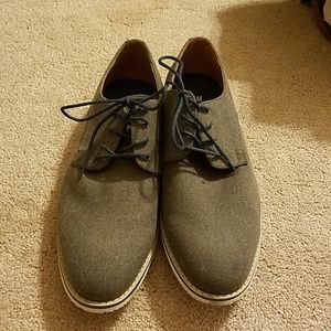 New H&M Gray Tweed Dress Shoes